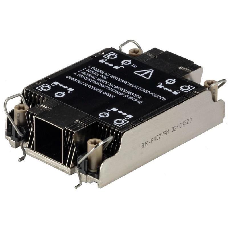 Supermicro SNK-P0077PM 1U Passive CPU Heatsink for X12 Gen Systems