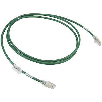 Supermicro CBL-C6A-GN2M 10G Ethernet Network Cable 550MHz Rated SSTP Snagless CAT6A RJ-45 to RJ-45 7ft (2M)