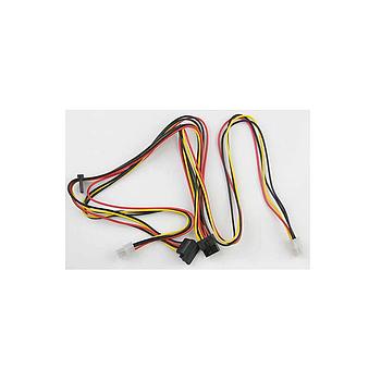 Supermicro CBL-0485L Internal Power Cable Connector: 8 pin (5A) to 2 2x2(50/60CM) and 2 SATA (26+16CM) 18AWG