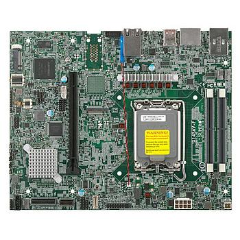 Supermicro X14SAV-F Motherboard Flex ATX Single Socket V1 (LGA-1851) Intel Core Ultra 9/7/5 (Series 2) Processors