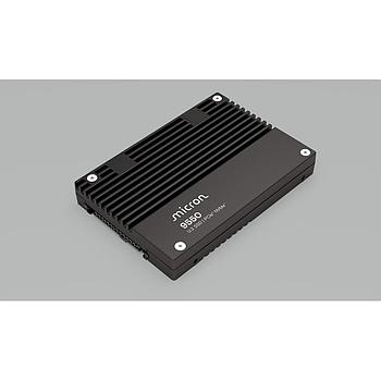 Micron HDS-MUN-MTFDLAL6T4THB1BK Hard Drive 6.4TB NVMe PCIe x4 Lanes Generation 5.0 U.2 15mm 3D TLC NAND 3DWPD 9550 MAX Series