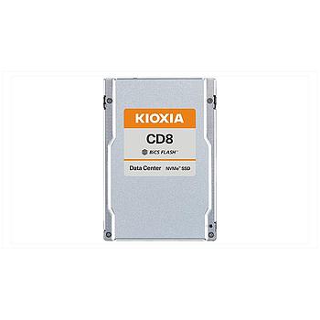 Kioxia HDS-TUN-KCD8XRUG3T84 Hard Drive 3.84TB NVMe PCIe x4 Lanes Generation 4.0 2.5-inch 15mm BiCS FLASH TLC 1DWPD SIE Single-port CD8-R Series