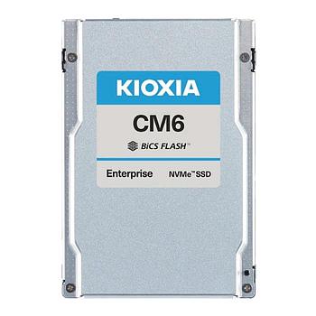 Kioxia HDS-TUN-KCM6DVUL6T40 Hard Drive 6.4TB NVMe PCIe x4 Lanes Generation 4.0 2.5-inch 15mm BiCS FLASH TLC 3DWPD SED Dual-port CM6 Series