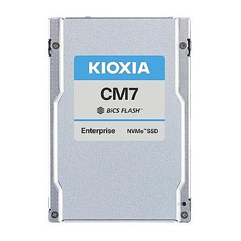 Kioxia HDS-TUN-KCMYDRUG7T68 Hard Drive 7.68TB NVMe PCIe x4 Lanes Generation 5.0 2.5-inch 15mm BiCS FLASH TLC 1DWPD SED CM7-R Series
