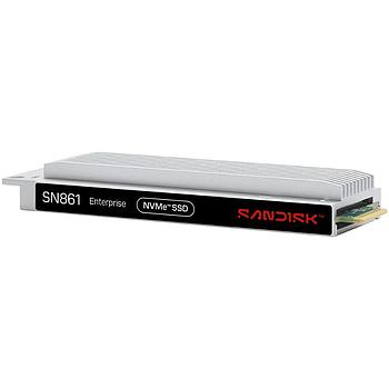 SanDisk SDS6BA176OKP8X7 Hard Drive 7.68TB NVMe SSD PCIe x4 Lanes Generation 5.0 E1.S 15mm TLC NAND Flash 1DWPD TCG Opal SN861 Series
