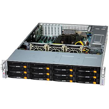 Supermicro SSG-522B-ACR12L UP Storage 2U Barebone Single Intel Xeon 6700/6500 Series Processors With P-cores Or 6700 Series Processors With E-cores