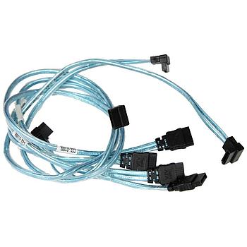 Supermicro CBL-0186L SATA Cable Set (22in 19in 13.8in 9in)