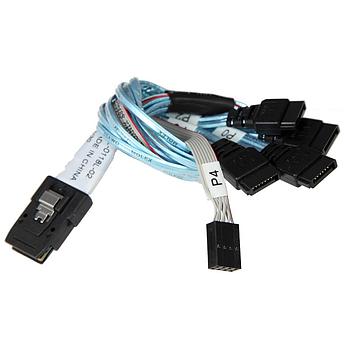 Supermicro CBL-0118L-02 9in iPass to 4 SAS/SATA Cable PB-Free