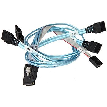 Supermicro CBL-0176L-01 18.1in iPass to 4 SATA Cable