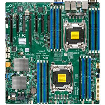 Supermicro X10DRH-ILN4 Motherboard E-ATX Intel C612 Chipset Dual Socket R3 LGA 2011 for Dual Intel Xeon E5-2600 v3 Family Processors