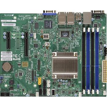 Supermicro A1SRM-2758F Motherboard mATX Intel Atom C2758 SoC, up to 64GB DDR3, SATA, Quad Gigabit LAN, VGA