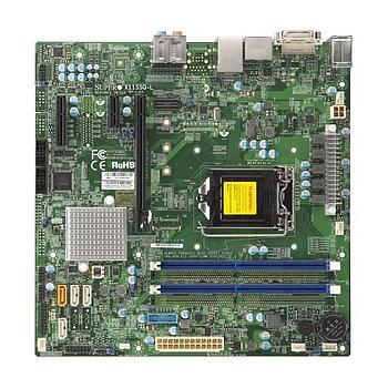 Supermicro X11SSQ-L Motherboard micro-ATX Socket H4 (LGA 1151) for Intel 6th Gen Core i7/i5/i3 series, Intel Celeron, Intel Pentium processors