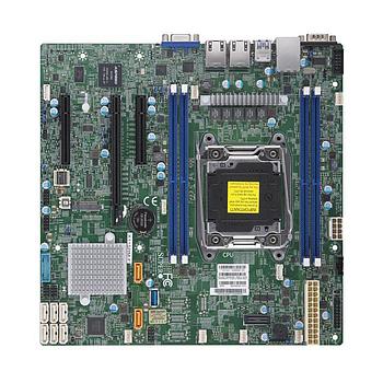 Supermicro X11SRM-F Motherboard mATX for single Intel Xeon Processor W family, Socket FCBGA2066, up to 128GB ECC RDIMM or 256GB ECC LRDIMM