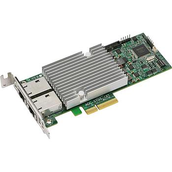 Supermicro AOC-STGS-i2T 2-Port 10 Gigabit (10GbE) PCI-E 3.0 Ethernet Card