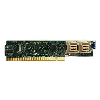 Supermicro AOC-SLG3-2E4R-F-O NVMe PCIe Host Bus Adapter - up to two NVMe SSDs, PCI-E 3.0 x8 - Supports Hot-swap w/ NVMe backplane