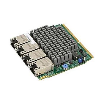 Supermicro AOC-MTG-i4TM SIOM 4-port Ethernet Adapter - Intel X550 10GbE Controller With Integrated MAC and PHY