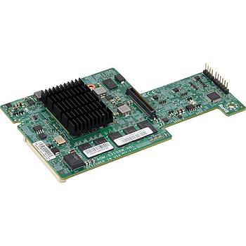 Supermicro 8-Port SAS3 12Gb/s Gen3 PCIe x8 Mezzanine Hardware RAID 0, 1, 5 , 6, 10, 50 & 60, AOM-S3108M-H8L