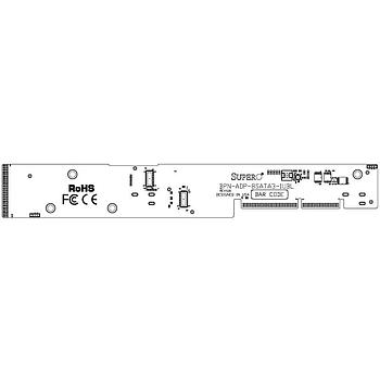 Supermicro BPN-ADP-8SATA3-1UBL Backplane 8-port SATA3 Left 1U Adapter Card for BigTwin