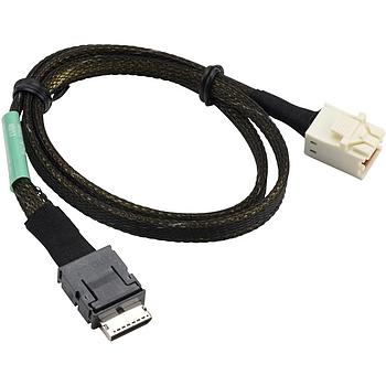 Supermicro CBL-SAST-0929 OCuLink Source to MiniSAS HD target V.91 Cable, Internal, PCIe NVMe SSD