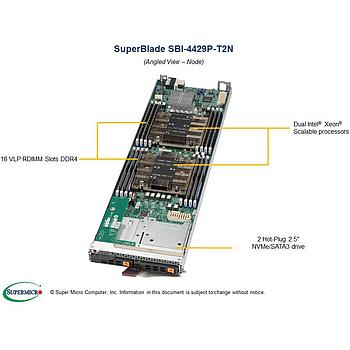 Supermicro SBI-4429P-T2N Blade Barebone Dual Processor