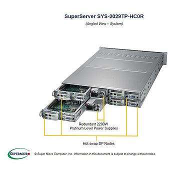 Supermicro SYS-2029TP-HC0R Twin Barebone Dual CPU, 4-Node