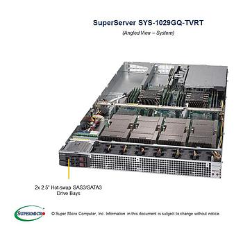 Supermicro SYS-1029GQ-TVRT 1U Barebone Dual Intel Processor