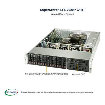 Supermicro SYS-2029P-C1RT 2U Barebone Dual Intel Processor