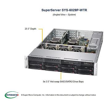 Supermicro SYS-6029P-WTR 2U Barebone Dual Intel Processor
