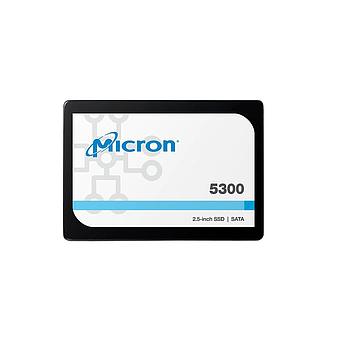 Micron MTFDDAK960TDS-1AW1ZABYY Hard Drive SSD 960GB 2.5in 3D TLC 7mm, SATA 6Gb/s, 1.5DWPD - 5300 PRO Series