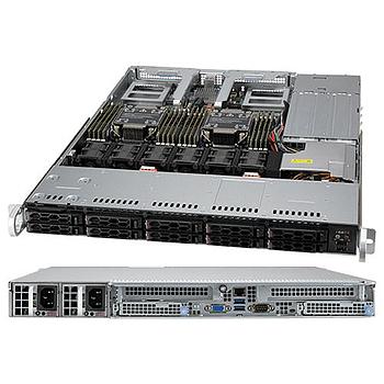 Supermicro SYS-120C-TN10R CloudDC 1U Barebone Dual Intel Xeon Scalable Processor Up to 4TB DRAM NVMe, SAS, SATA3