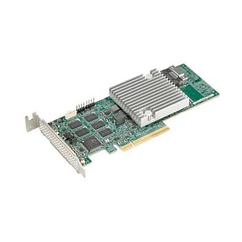 Supermicro 8-Port SAS3 12Gb/s & SATA3 6Gb/s Gen4 PCIe x8 Hardware RAID 0, 1, 5, 6, 10, 50 & 60, Broadcom 3908L AOC-S3908L-H8IR