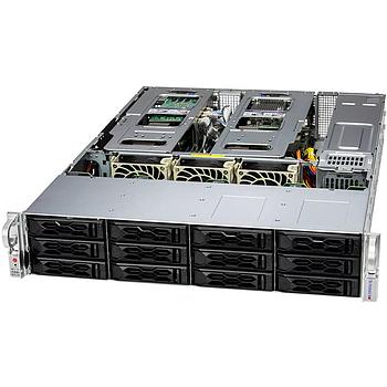 Supermicro SYS-621C-TN12R CloudDC 2U Barebone Dual Intel Xeon Scalable Processors 4th Generation